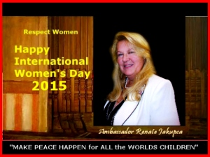 International Women's Day 2015 Ambassador Renate
